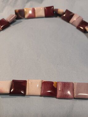 Beautiful Strand of MOOKAITE JASPER